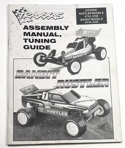 TRAXXAS Bandit 2410 2406 Rustler 3710 3706 RC Car ASSEMBLY MANUAL Tuning Guide - Picture 1 of 2