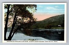 West Becket, MA-Massachusetts, Jacob's Ladder Greenwater Pond , Vintage Postcard