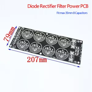 Power Supply Schottky Diode Rectifier Filter Blank Board Bare PCB for Audio Amp - Picture 1 of 2