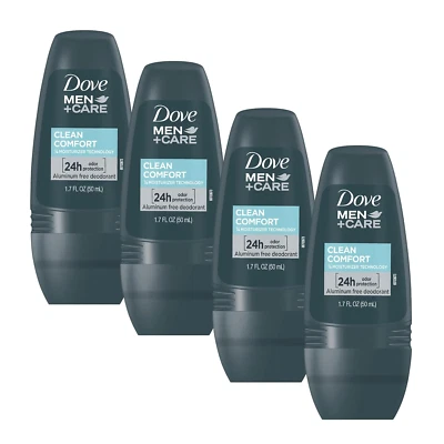 Dove Men+Care Clean Comfort Roll on Deodorant, Aluminum Free, for All Day Undera - Image 1 of 4