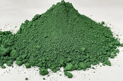 Chromium (III) Oxide - 99% pure p.a pigment green powder  Cr2O3 USSR quality - Image 1 of 4