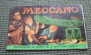 MECCANO - VINTAGE INSTRUCTION BOOKLET for OUTFIT No. 2 - Good CONDITION -1950s - Picture 1 of 2