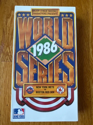 Vintage NY Mets VS Boston Red Socks 1986 World Series VHS Sealed Cover