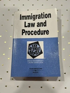 Immigration Law and Procedure in a Nutshell (Nutshell Series) by Weissbrodt - Picture 1 of 3