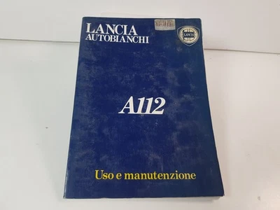 Manuale libretto uso manutenzione Autobianchi A112 Elite Abarth ecc originale 82 - Immagine 1 di 4