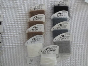9 Rainbow Gallery 100% ANGORA NEEDLEPOINT LONG & CROSS STITCH Embroidery THREAD - Picture 1 of 2