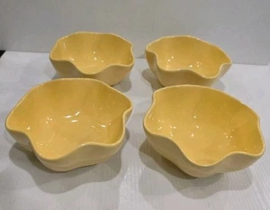 Gail Pittman Hospitality Collection Burro Giallo Ciotole Multiuso Set di 4 - Foto 1 di 10