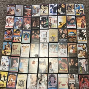 55+ Indian Bollywood Cassette Tapes Joblot Indian Music Bhangra Bollywood - Picture 1 of 5