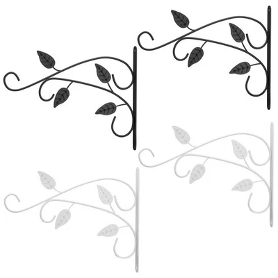 2 Stück stabile Eisenhaken zum Aufhängen von Dekoartikeln drinnen und draußen - Bild 1 von 4