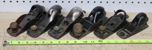 Nice Used Vintage / Antique 9" Long Wood Handled USA Made Carpenters Plane Clean - Foto 1 di 17