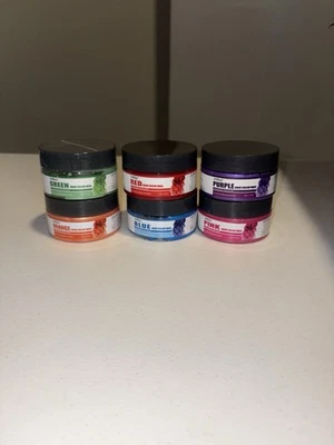 (Paquete de 4) Color de cabello Ankooy cera color de cabello temporal - plateado, púrpura, rosa, azul Foto 1 de 3