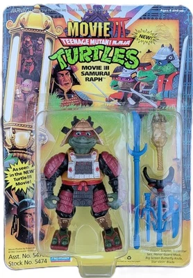 Movie 3 III Samurai Raph 1992 1993 MOC UNPUNCHED Great Condition! - Image 1 of 4