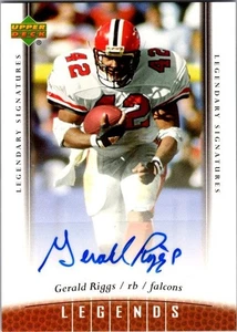 UD Legends 2006 - Gerald Riggs #83 Legendary Signatures (AU) - Imagen 1 de 2