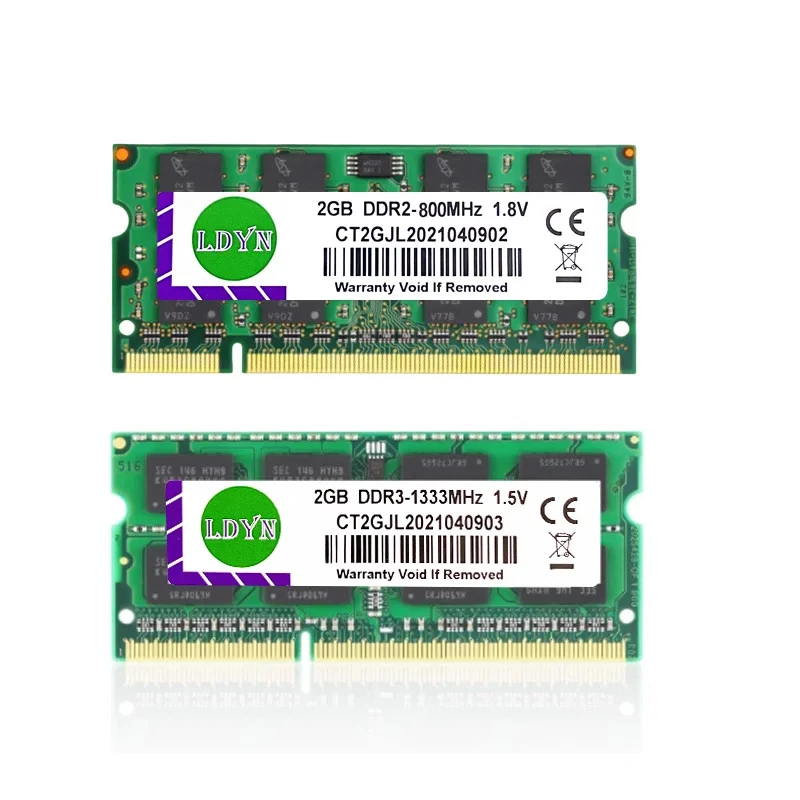 4GB 2GB RAM SODIMM Laptop Memory PC2-5300 6400S 800 667Mhz 200pin Notebook ddr2 - Image 1 of 4