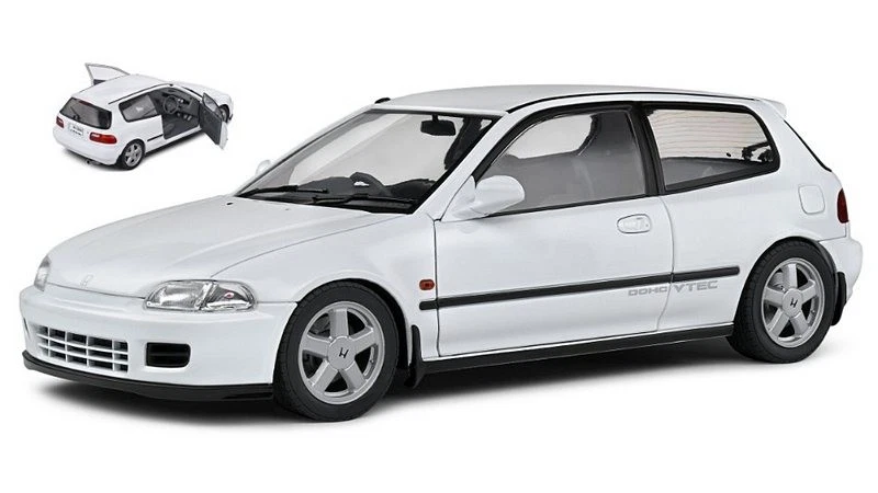 Honda Civic EG6 SIR II 1991 White 1:18 SOLIDO 1810401 - Immagine 1 di 1