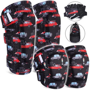 6Pcs Kids Elbow Knee Gloves Safety Protective Roller Skate Cycling Bike Gear Set - Picture 1 of 14