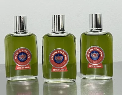 3X - Dana British Sterling After Shave - Botellas de vidrio de 1 oz (#m.5) Foto 1 de 2