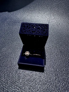 Zales Rose Gold Wedding & Engagement Ring Set - Picture 1 of 5