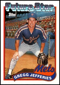 1989 Topps #233b Gregg Jefferies - Future Star RC FREE SHIPPING! - Picture 1 of 2