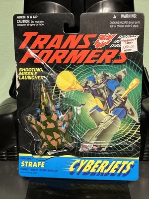 Strafe TRANSFORMERS G2 Cyberjets Vintage Hasbro Instructions & Card Back 1994 - Image 1 of 4
