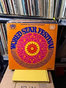 Various – In Aid Of The World's Refugees Vinyl Record VG+ AB127 - Picture 1 of 2