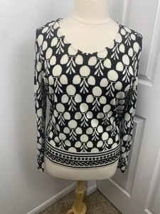 Talbots XL Merinowolle Floral Classic Old Money Langarm - Bild 1 von 10