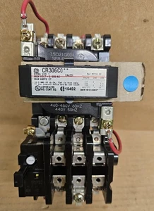 GENERAL ELECTRIC CR306C004 Nema Size 1, 15D21G004,  Magnetic Starter - Picture 1 of 6