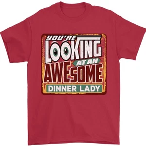 Estás Mirando Una Increíble Camiseta Para Hombre Dinner Lady 100% Algodón - Imagen 1 de 28