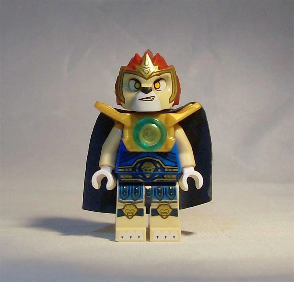 LEGO Legends of Chima Laval Minifigure 70005 70115 Armor Cape Dual Head Genuine - Image 1 of 1