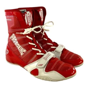 Zapatos de Boxeo ProBoxing Hyper Flex Alto Rendimiento Rojo Talla 12 - Imagen 1 de 17
