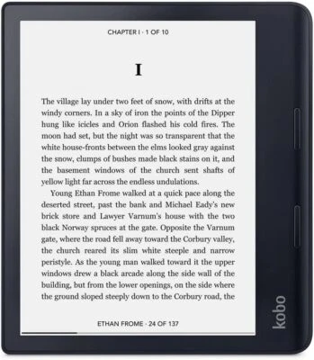 Kobo Sage  eReader  8 HD Glare Free Touchscreen  Waterproof  Adjustable Bri - Image 1 of 3