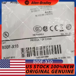 Allen Bradley 800F-X10 1NO Bloque de Contacto SERIE A. NUEVO-SELLADO DE FÁBRICA - Imagen 1 de 3
