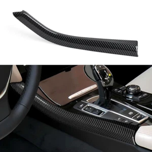 Rivestimento copertura modanature laterali console centrale per BMW Serie 5 F10 F11 2011-2017 - Foto 1 di 14