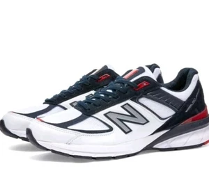 New Balance m990nl5 deadstock white blue red mens size 8 8.5 10 made usa rare  - Picture 1 of 5