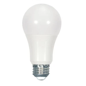 Satco S9115 - 9.6 Watt A19  Frosted LED Light bulbs  - 5000K (5 Pack) - Picture 1 of 2
