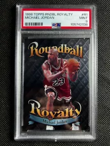1998-99 Topps Roundball Royalty #R1 Michael Jordan Chicago Bulls HOF PSA 9 come nuovo - Foto 1 di 2