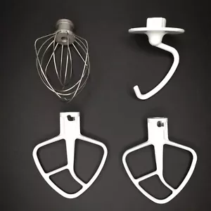 KitchenAid - Wire Whip, Dough Hook and 2 Paddles Used (Unknown What Mixer Size!) - Picture 1 of 6
