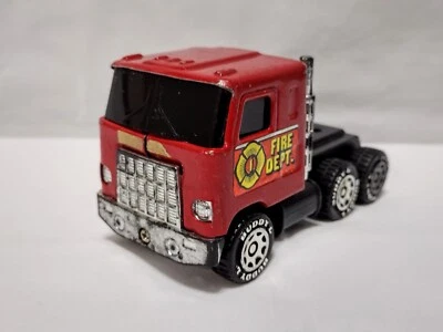 Camión de bomberos Buddy L. Mack #1 1980 de colección rojo prensado acero y juguete de plástico... Foto 1 de 4