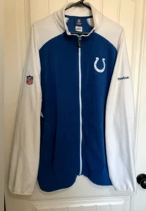 Reebok NFL Onfield Colts Fleecejacke Herren mit Reißverschluss Größe XL - Bild 1 von 8