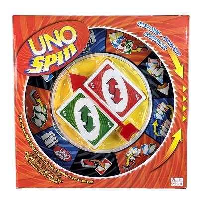 UNO SPIN Next Revolution Card Game Spinner Board Complete NEW - Image 1 of 4
