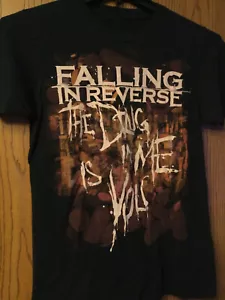 Falling In Reverse - schwarzes kurzärmliges schwarzes Unisex-Shirt NG1838 - Bild 1 von 2