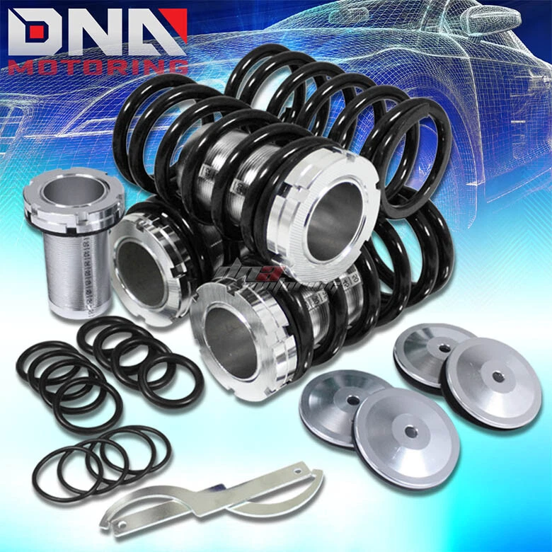 SUSPENSIÓN AJUSTABLE ESCALA 1-4" NEGRO COILOVER RESORTE/RESORTES CIVIC EG EK EM DC Foto 1 de 1