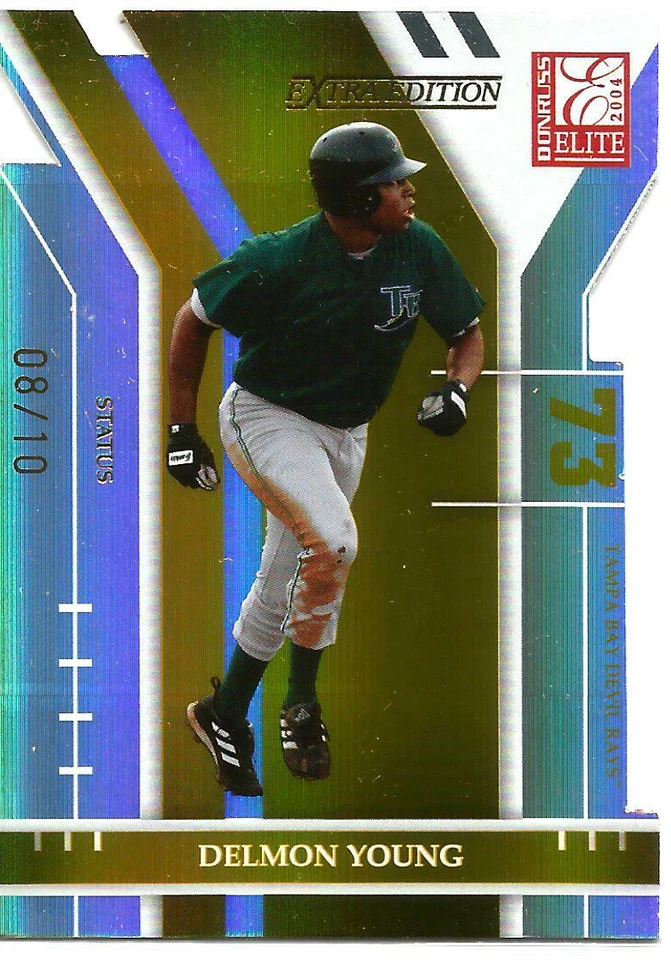 Delmon Young 2004 Donruss Elite Extra Edition Status Gold #08/10 - Image 1 of 1