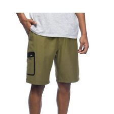 FreeWorld Olive Green Barrel Tech Hybrid Shorts Mens Size 34 NWT Zumiez casual