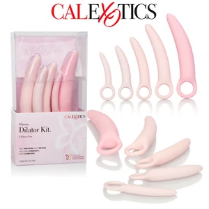 CalExotics Dilatatore Dilatatori Vaginale Curvo Silicone Dilator Kit 5-Piece Set - Foto 1 di 5