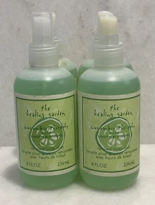4 The Healing Garden Cucumber Theraphy Linden Blossom Renewal Body Mist 8 oz - Picture 1 of 3