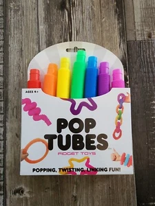 Tubos Pop Juguete Sensorial Inquieto Pull Pop 7 Piezas Educativo STEM Construcción Terapéutico - Imagen 1 de 6