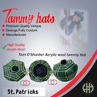 Unisex Great Scottish Highland Tam O Shanter Hat St,Patricks  Tartan Tammy Hat .