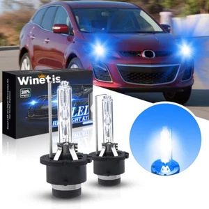 2 piezas bombillas de repuesto de faros azules D2S HID 10000K para Mazda CX-7 2007-2012 - Imagen 1 de 7