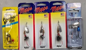 5 -LOT Mepp's Aglia, Misc in-Line Spinners, 1/8 oz, SEE PICS BR1 LOT3 - Picture 1 of 1